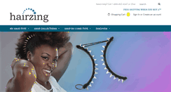 Desktop Screenshot of hairzing.com